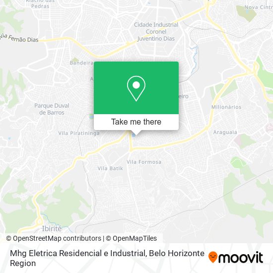 Mhg Eletrica Residencial e Industrial map