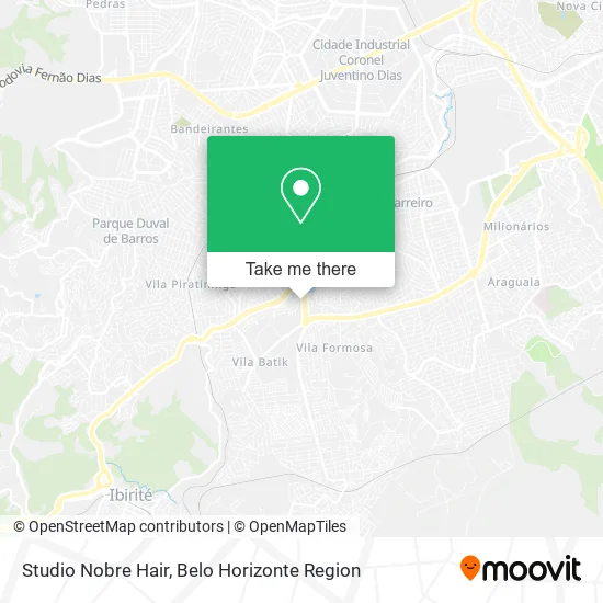 Studio Nobre Hair map