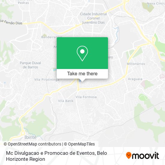 Mc Divulgacao e Promocao de Eventos map