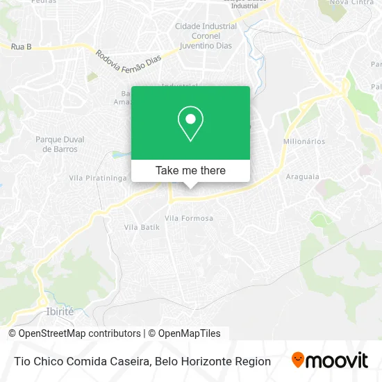 Tio Chico Comida Caseira map