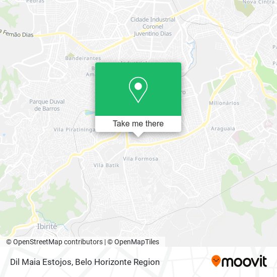Dil Maia Estojos map