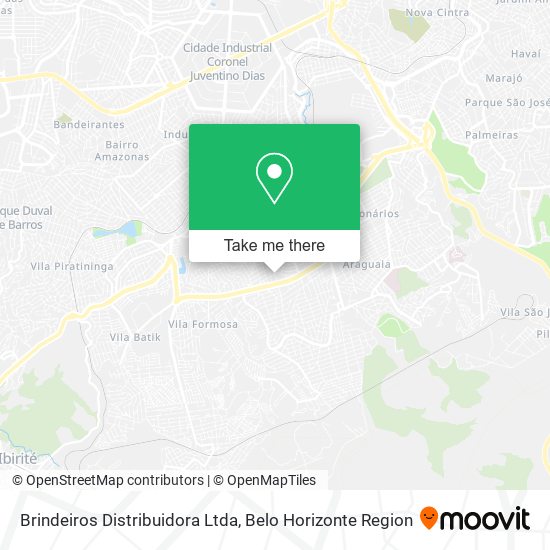 Brindeiros Distribuidora Ltda map