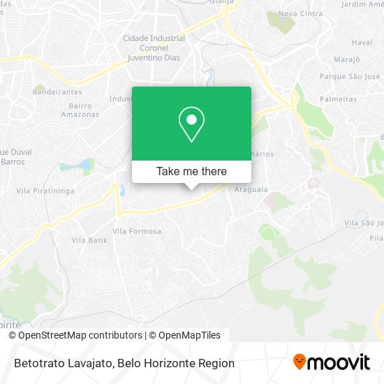 Betotrato Lavajato map