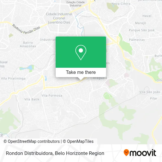 Rondon Distribuidora map