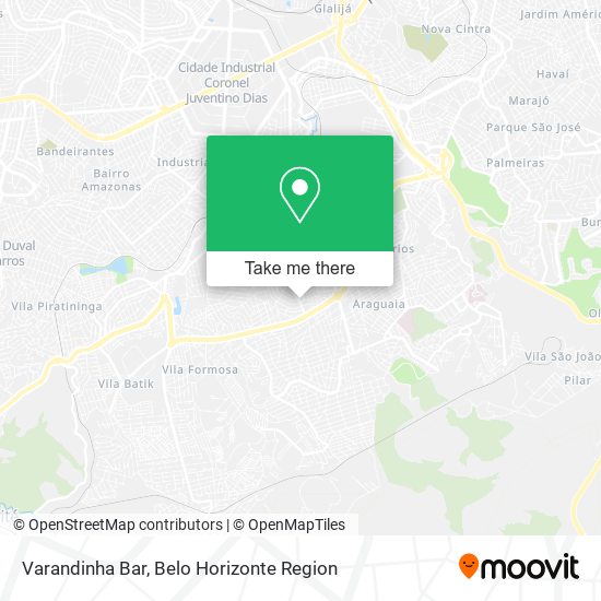 Varandinha Bar map