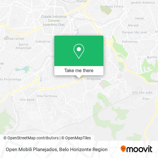 Open Mobili Planejados map
