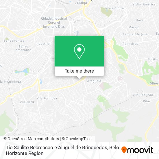 Tio Saulito Recreacao e Aluguel de Brinquedos map