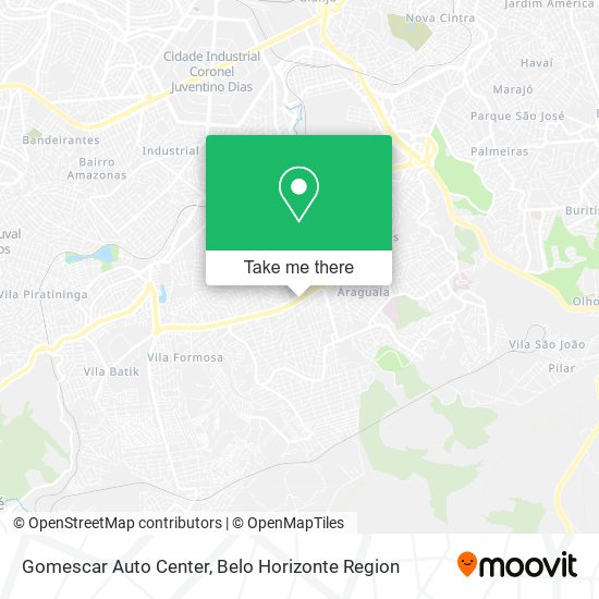 Mapa Gomescar Auto Center