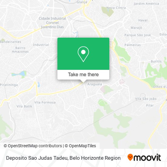 Deposito Sao Judas Tadeu map