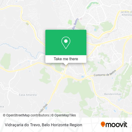 Vidraçaria do Trevo map