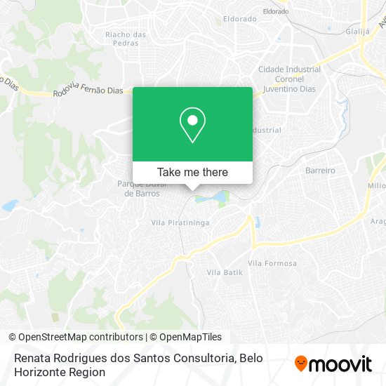 Renata Rodrigues dos Santos Consultoria map