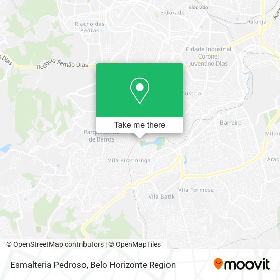 Esmalteria Pedroso map