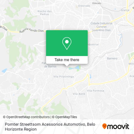 Pomter Streettsom Acessorios Automotivo map