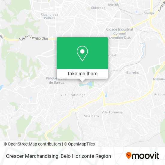 Crescer Merchandising map