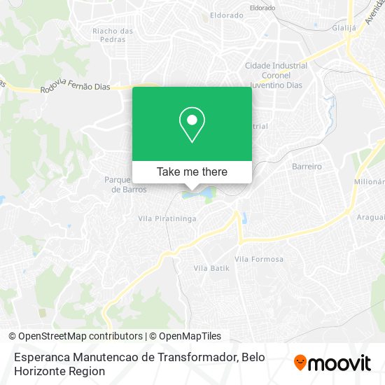 Esperanca Manutencao de Transformador map