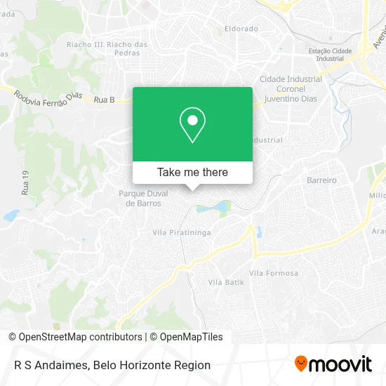 R S Andaimes map