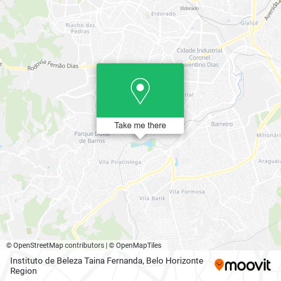 Instituto de Beleza Taina Fernanda map