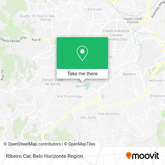 Ribeiro Car map