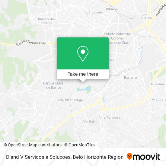 D and V Servicos e Solucoes map