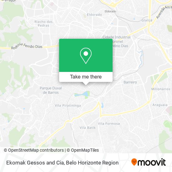 Ekomak Gessos and Cia map