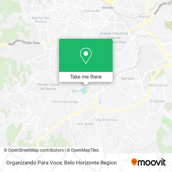 Organizando Para Voce map