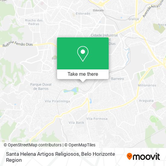 Santa Helena Artigos Religiosos map