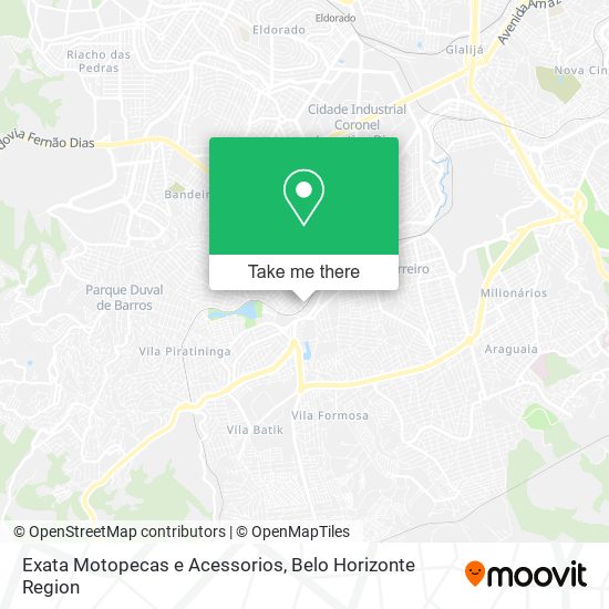 Exata Motopecas e Acessorios map