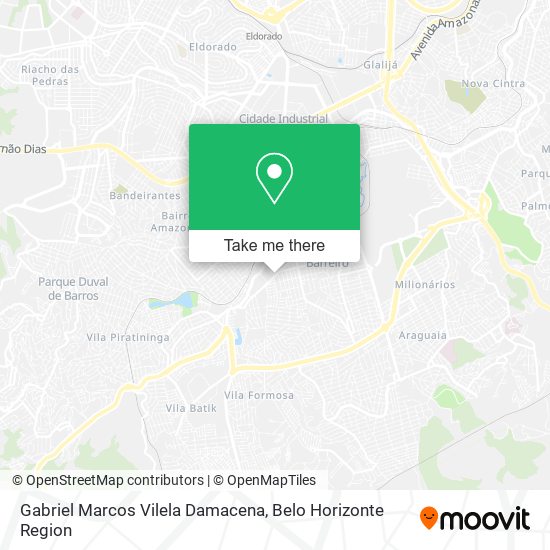 Gabriel Marcos Vilela Damacena map