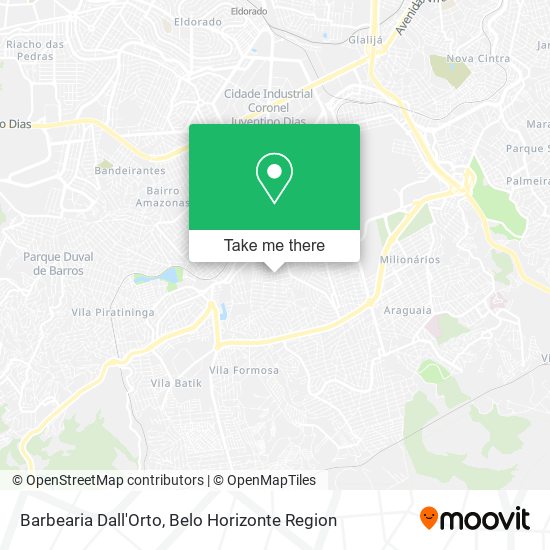 Barbearia Dall'Orto map