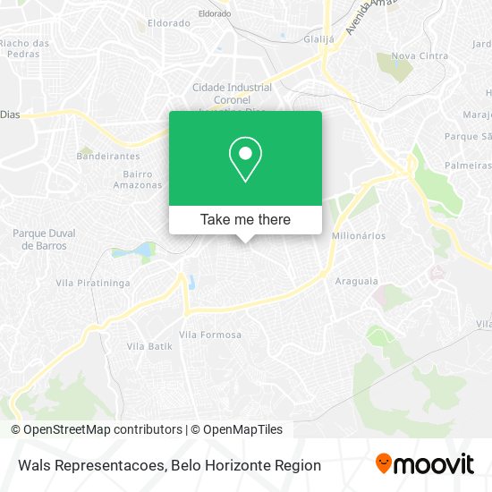 Wals Representacoes map