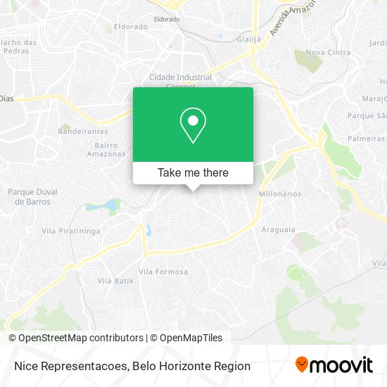 Nice Representacoes map