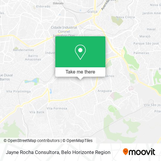 Jayne Rocha Consultora map