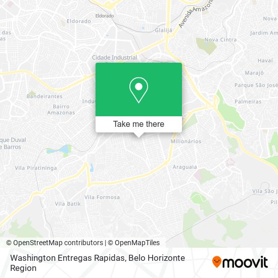 Washington Entregas Rapidas map