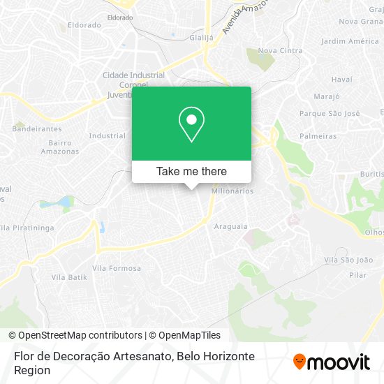 Flor de Decoração Artesanato map