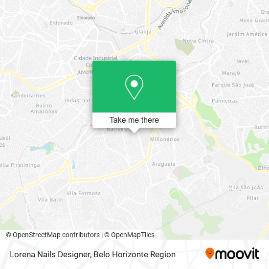 Lorena Nails Designer map