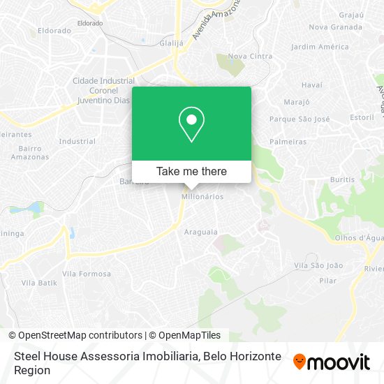 Steel House Assessoria Imobiliaria map