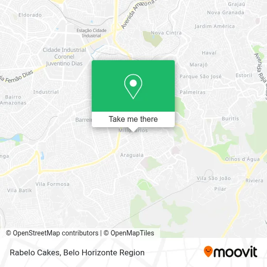 Rabelo Cakes map