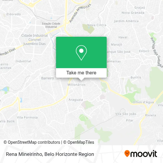 Rena Mineirinho map