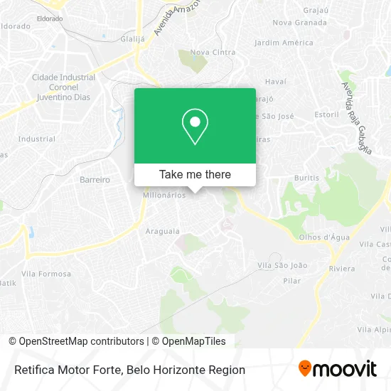 Retifica Motor Forte map