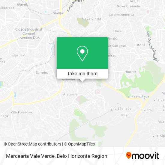 Mercearia Vale Verde map