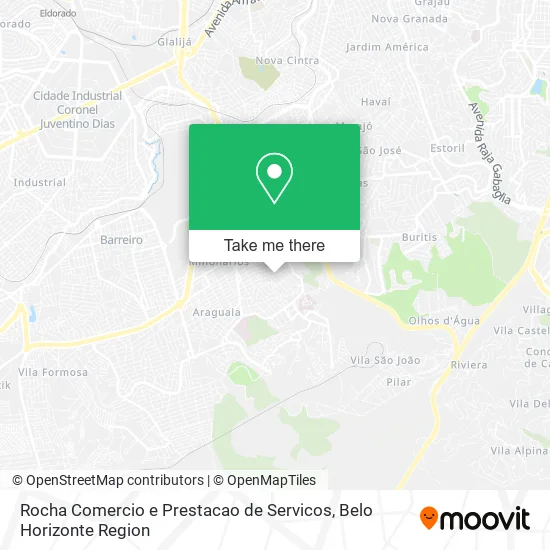 Rocha Comercio e Prestacao de Servicos map