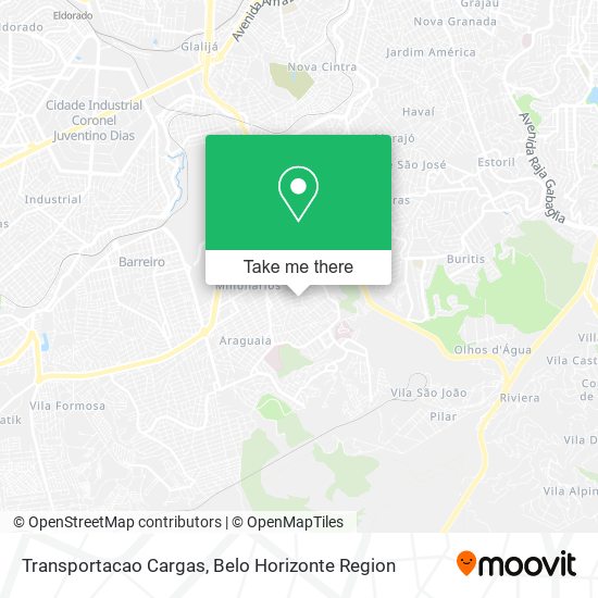 Transportacao Cargas map