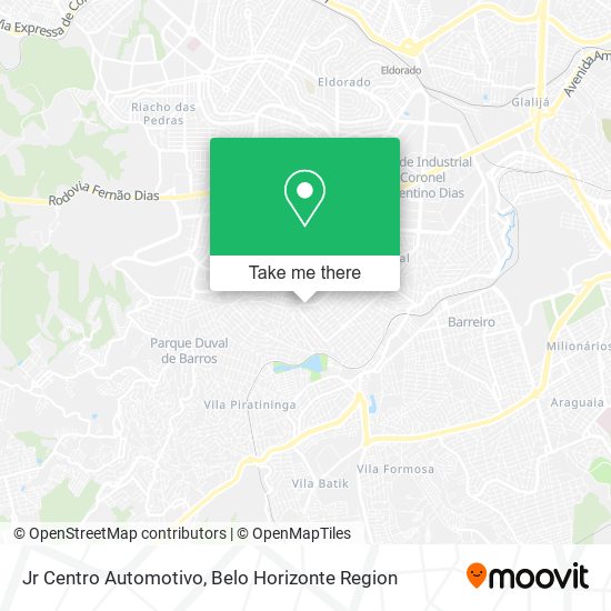 Jr Centro Automotivo map