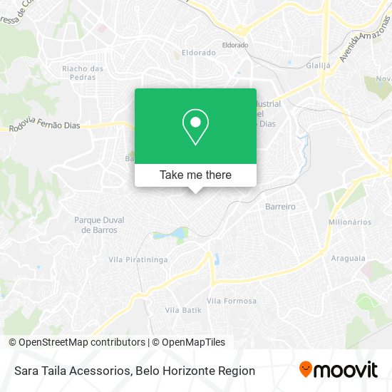 Sara Taila Acessorios map