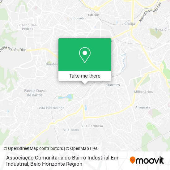 Associação Comunitária do Bairro Industrial Em Industrial map