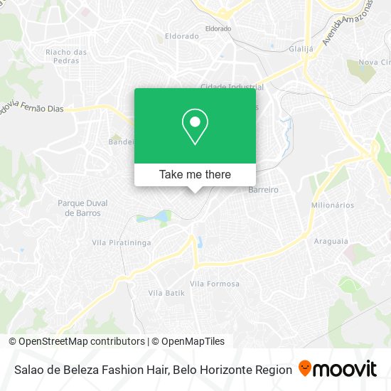 Salao de Beleza Fashion Hair map