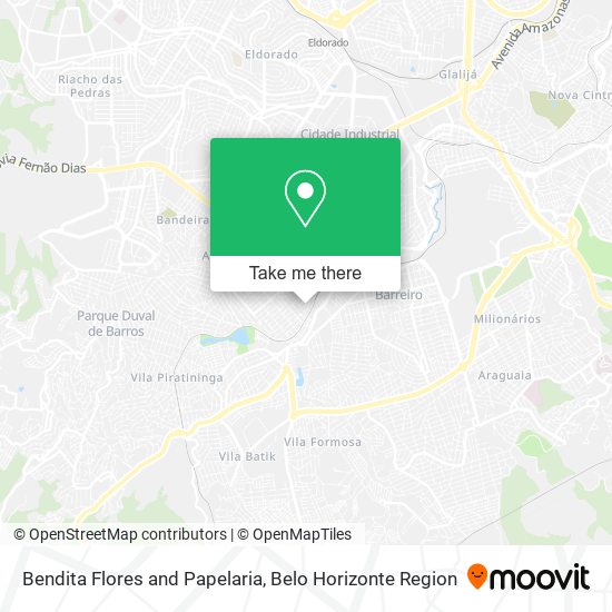 Bendita Flores and Papelaria map
