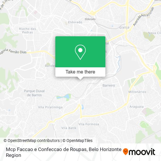 Mcp Faccao e Confeccao de Roupas map