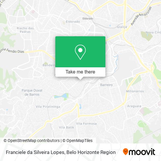 Franciele da Silveira Lopes map
