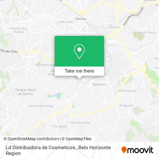 Ld Distribuidora de Cosmeticos. map